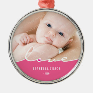 FOTO: Liebe Division 1 Silbernes Ornament