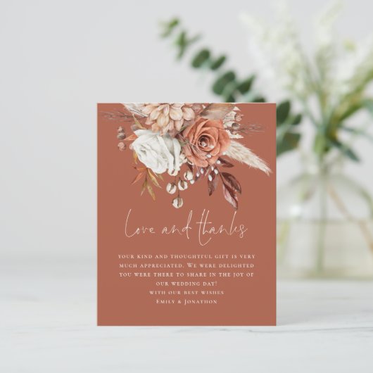 Foto-Liebe für den Haushalt dank Terracotta Weddin (Stehend Vorderseite)