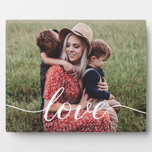 Foto-Liebe für personalisierte Mama Fotoplatte (Vorderseite)