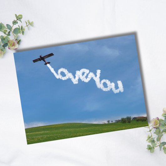 Foto, Liebe, Luftfahrt, Geburtstag Postkarte