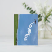 Foto, Liebe, Luftfahrt, Geburtstag Postkarte (Stehend Vorderseite)