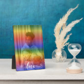 Foto Liebe Rainbow Overlay Fotoplatte (Seite)