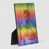 Foto Liebe Rainbow Overlay Fotoplatte (Seite)