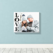 Foto LIEBE Typografie Keepake Wohngestaltung Leinw Leinwanddruck (Insitu (Holzboden))