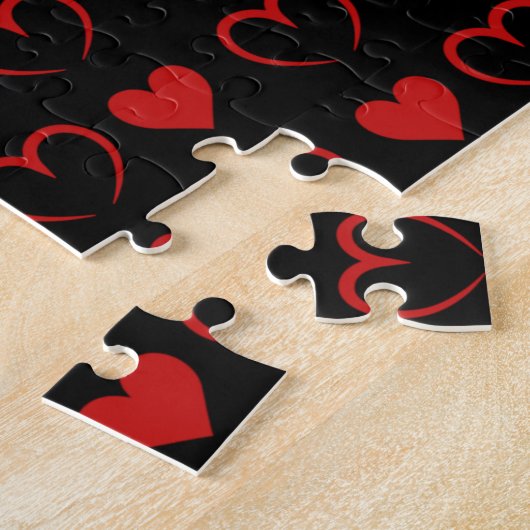 Foto-Liebe Valentine's Jigsaw Puzzle (Seite)