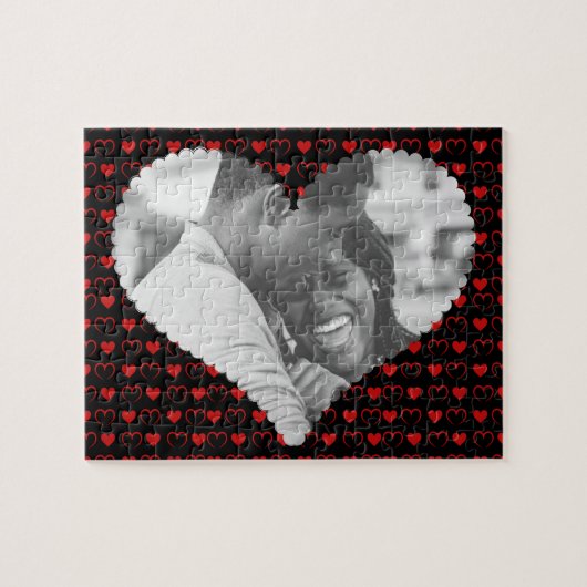 Foto-Liebe Valentine's Jigsaw Puzzle (Horizontal)