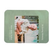 Foto lieber erinnern Sie sich an Imitate grüner Me Magnet (Horizontal)