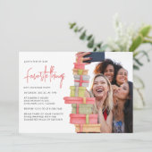 Foto Lieblings-Dinge Geschenk Exchange-Feier Einladung (Stehend Vorderseite)