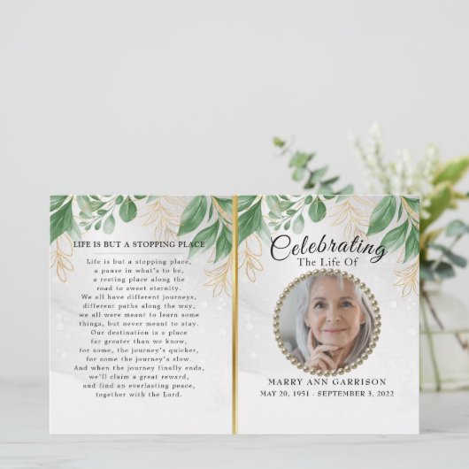 Foto Life Celebration Program für Foliage Greeneri (Stehend Vorderseite)