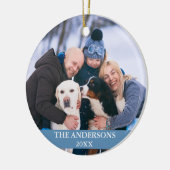 Foto Light Blue Keramik Ornament (Links)