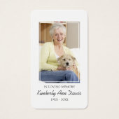 Foto Lighthouse Beerdigungskarte (Vorderseite)