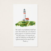 Foto Lighthouse Gedenkkarte (Rückseite)