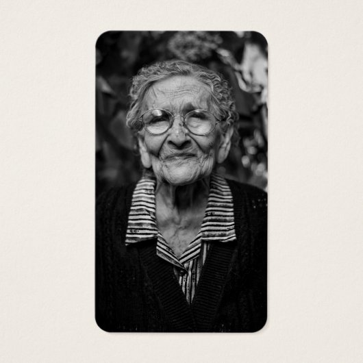 Foto Lila Beerdigungskarten (Vorderseite)