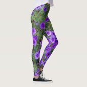 Foto Lila Phlox-Blume auf Leggings (Rechts)