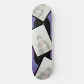 Foto Lila rosa Schwarze Skateboard (Vorderseite)