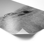 Foto-LKW in Gras Fotodruck (Ecke)