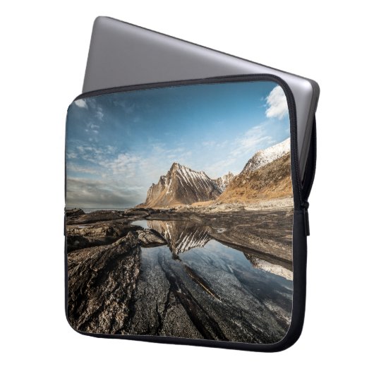 Foto Lofoten Laptopschutzhülle (Vorderseite Links)