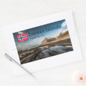 Foto Lofoten Rechteckiger Aufkleber (Umschlag)