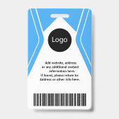 Foto, Logo, Bar Ausweis (Rückseite)