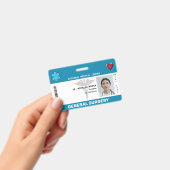 Foto, Logo, Bar Code-ID-Abzeichen für benutzerdefi Ausweis (Handheld)