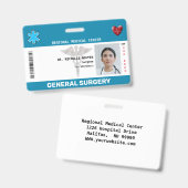 Foto, Logo, Bar Code-ID-Abzeichen für benutzerdefi Ausweis (Front & Back)