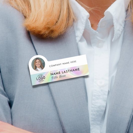 Foto-Logo Berufliche Imitate Namensschild