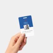 Foto-Logo "Blau" Ausweis (Handheld)