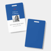 Foto-Logo "Blau" Ausweis (Vorder- & Rückseite)