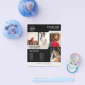 Foto Logo Business Marketing Black Flyer (Einzeln)