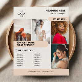 Foto Logo Business Marketing Flyer