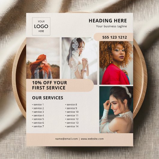 Foto Logo Business Marketing Flyer