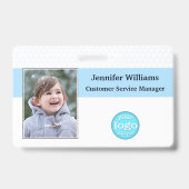 Foto-Logo des benutzerdefinierten Mitarbeiterteams Ausweis (Vorderseite)