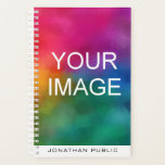 Foto-Logo-Design-Text anpassen Planer<br><div class="desc">Passen Sie Ihren Foto Image Logo Design Name Text Moderner Eleganter Template Spiralplaner an.</div>