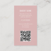 Foto-Logo für Bäckerei - Code Visitenkarte (Rückseite)