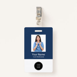 Foto-Logo für benutzerdefinierte MitarbeiterNameTa Ausweis