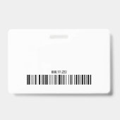 Foto-Logo für Fußball-Hörsysteme Barcode-Vorlagenc Ausweis (Rückseite)