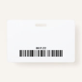 Foto-Logo für Fußball-Hörsysteme Barcode-Vorlagenc Ausweis (Rückseite)