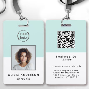 Foto-Logo-ID-Abzeichen für Aqua Employee Ausweis