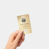 Foto-Logo-ID-Abzeichen für Geschäftsmitarbeiter Ausweis (Handheld)