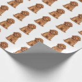 Foto-Logo-Muster modern Geschenkpapier (Ecke)