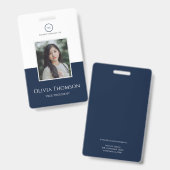 Foto, Logo, Name-Abzeichen für benutzerdefinierte  Ausweis (Vorder- & Rückseite)