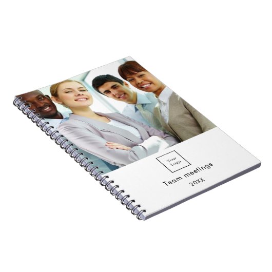 Foto-Logo Notizblock (Rechte Seite)