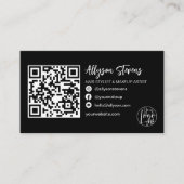 Foto-Logo qr Visitenkarte (Vorderseite)