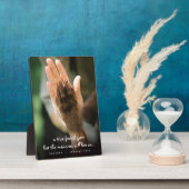 Foto Loss Hund Erinnerung Plaque Fotoplatte (Seite)