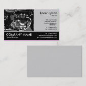 Foto - Lt Gray - Motorrad-Motor Visitenkarte (Vorne/Hinten)