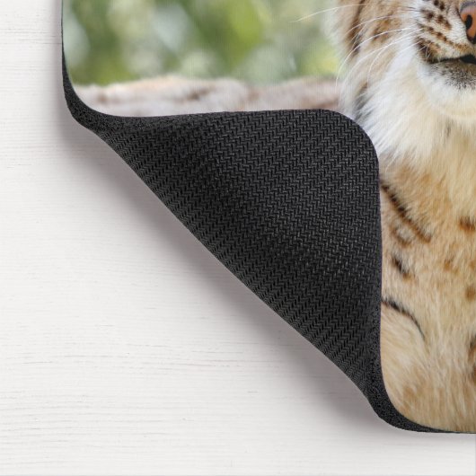Foto-Luchs-Katze Mousepad (Ecke)