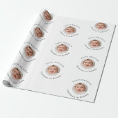 Foto Mädchen Geburtstag Geschenkpapier (Ungerollt)