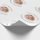 Foto Mädchen Geburtstag Geschenkpapier (Ecke)