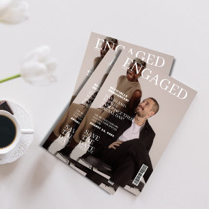Foto Magazine Deckung Hochzeit speichern Sie das D Einladung