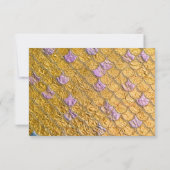 Foto Magic Mermaid Geburtstagspartei Dankeskarte (Rückseite)